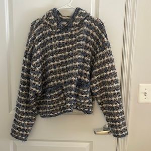 Zara blue & gold hoodie